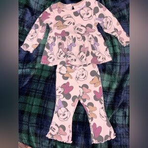 Baby Girl Pink and Purple Character Pajamas